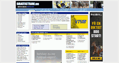 Desktop Screenshot of gratistrav.se